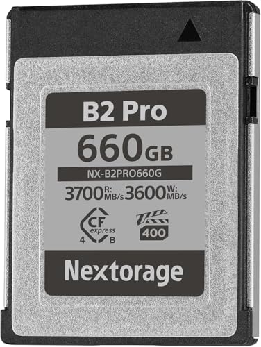 Nextorage Japanischer Hersteller CFexpress 4.0 Typ B 660GB VPG400 Max. Lesegeschwindigkeit 3700 MB/s Max. Schreibgeschwindigkeit 3600 MB/s pSLC 4K/8K Videoaufnahme NX-B2PRO660GB Speicherkarte Nextorage Japanischer Hersteller CFexpress 4.0 Typ B 660GB VPG400 Max. Lesegeschwindigkeit 3700 MB/s Max. Schreibgeschwindigkeit 3600 MB/s pSLC 4K/8K Videoaufnahme NX-B2PRO660GB Speicherkarte von Nextorage