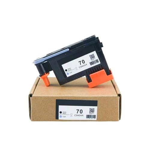 NexusDrive 70 kompatibler Druckkopfersatz für 70 PrinThead C9404A C9405A C9406A C9407A Arbeit(1PCS MBK and Cyan) von NexusDrive