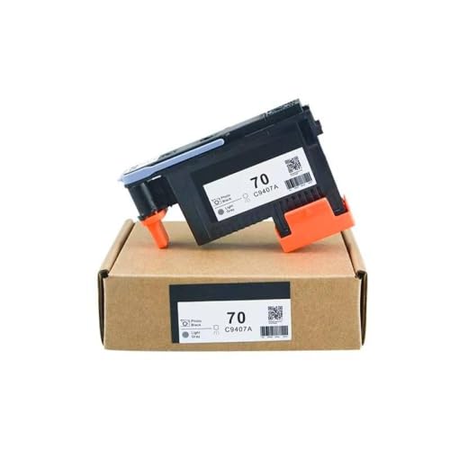 NexusDrive 70 kompatibler Druckkopfersatz für 70 PrinThead C9404A C9405A C9406A C9407A Arbeit(1PCS PBK and LGY) von NexusDrive