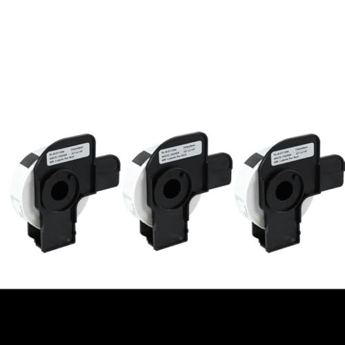 NexusDrive Kompatibel mit QL-550 570 570VM 580N 650TD 700 710W 720NW 800 810W 820NWB 1050 1050N 1060N 1100 1110NWB Label Druckermodelle Universal Fit Label Papier(3 Rolls) von NexusDrive