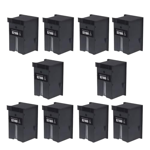 NexusDrive Kompatibel mit S2100 SC13MB C13S210057 Wartungsbox für SURECOLOR SC-F500 SC-T2100 T3100 T3100N T5100 T5100N Drucker Universal Fit Aftermarket Ersatztank(10Pcs) von NexusDrive