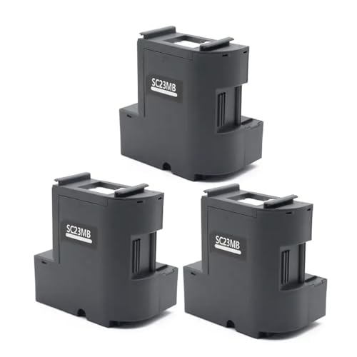 NexusDrive Kompatibel mit SURECOLOR SC-F100 SC-F130 SC-F150 SC-F160 SC-F170 Drucker S210125 SC23MB C13S210125 Wartungsbox Universal Fit Aftermarket Ersatztank(3Pcs) von NexusDrive
