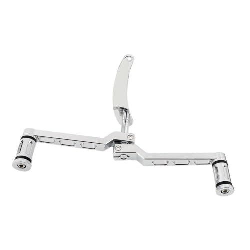 NexusDrive Motorrad -Fersen -Zehen -Schalthebel -Zahnrad -Schaltwellen -Kit kompatibel mit FL Softail Heritage Classic 114 FLHCS Fat Boy Deluxe 2018 2024 Aftermarket Ersatz(Set A Chrome 18-24) von NexusDrive