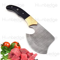 Benutzerdefinierte Handgemachte Serbisch-Cleaver Chopper-Mini Axt Damast-stahl 4, 5 "Klinge Gravierte Arbeit Messing Nackenrolle-Kamel-Knochen Benutzerdefinierte Handgemachte Serbisch-Cleaver Chopper-Mini Axt Damast-stahl 4, 5 "Klinge Gravierte Arbeit Messing Nackenrolle-Kamel-Knochen von NexusGermany