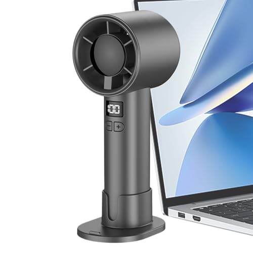 Beatmungskühlgebläse - Tragbarer Kühllüfter | USB-wiederaufladbarer Handheld-Lüfter, Persönliches Gebläse Mit Rutschfestem Griff USB-Ladebelüftung Für Urlaubsreise Geburtstag Reisewagen von Nexusectar