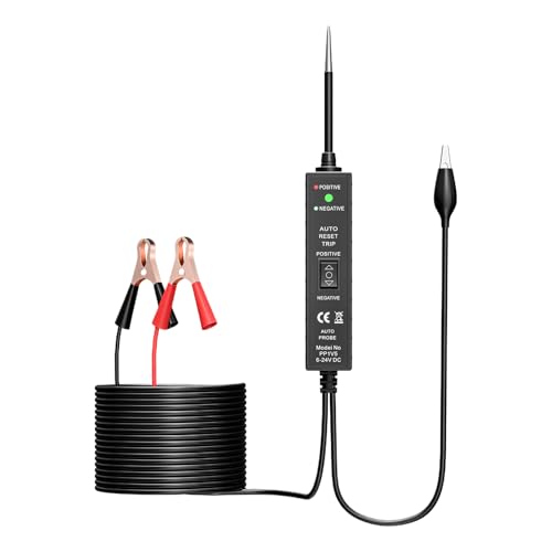 Nexusectar Elektrischer Tester - 6-24V Kabeltester,Präziser Digitaldetektor Steckdosen-Sicherungen Kabel Analysegerät für Kfz-Diagnose Test Reparatur von Nexusectar