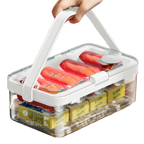 Nexusectar Snackbox-Behälter für Kinder, Serviertablett mit Deckel und Griff | Tragbares Servierbehälter-Tablett für Picknick,Snackbehälter mit großem Fassungsvermögen für Reisen, Wandern, Camping, Nexusectar Snackbox-Behälter für Kinder, Serviertablett mit Deckel und Griff | Tragbares Servierbehälter-Tablett für Picknick,Snackbehälter mit großem Fassungsvermögen für Reisen, Wandern, Camping, von Nexusectar