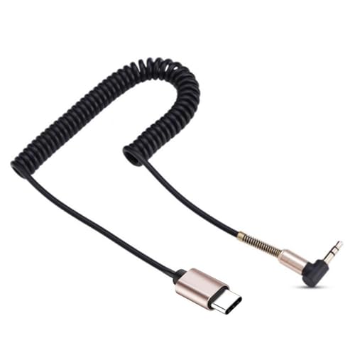 Nexusectar Typ -c-Audioadapter - USB c-ADAUIO -HELM -Adapter an 3, 5 mm einziehbar | Große Audcordon Aud IO Flexible Anwendung für Auto-Stereo-Lautsprecher und andere C-Typ-Geräte Nexusectar Typ -c-Audioadapter - USB c-ADAUIO -HELM -Adapter an 3, 5 mm einziehbar | Große Audcordon Aud IO Flexible Anwendung für Auto-Stereo-Lautsprecher und andere C-Typ-Geräte von Nexusectar