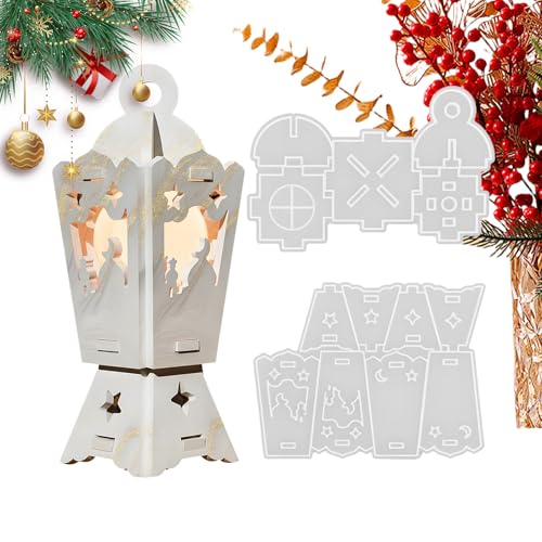 Nexusectar Weihnachtsformen - Silikon Epoxy Formen für Laternen Gießen | Antihaft Bastelwerkzeuge für Gips Kunst und Handwerk,Weihnachtliche Partydekoration und Nexusectar Weihnachtsformen - Silikon Epoxy Formen für Laternen Gießen | Antihaft Bastelwerkzeuge für Gips Kunst und Handwerk,Weihnachtliche Partydekoration und von Nexusectar