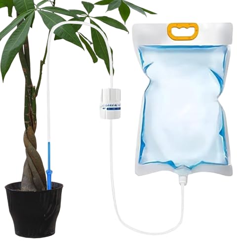 Stabilität Garantiert Bewässerungsbeutel Für Pflanzen | Automatischer Pflanzenbewässerer Mit Einstellbarem Durchfluss - 100 Cm Schlauch, 3,5 L Tropfsack Für Blumentopf Gartenarbeit Bonsai Stabilität Garantiert Bewässerungsbeutel Für Pflanzen | Automatischer Pflanzenbewässerer Mit Einstellbarem Durchfluss - 100 Cm Schlauch, 3,5 L Tropfsack Für Blumentopf Gartenarbeit Bonsai von Nexusectar