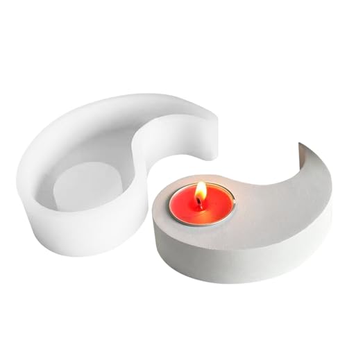 Tai Chi Kerzenform, Kerzenständerform,Bastelzubehör für die Herstellung von Formen - - und Tai-Chi-Kerzenhalterformen, Epoxidharz und duftende Kunsthandwerksformen, kreativ für Tai Chi Kerzenform, Kerzenständerform,Bastelzubehör für die Herstellung von Formen - - und Tai-Chi-Kerzenhalterformen, Epoxidharz und duftende Kunsthandwerksformen, kreativ für von Nexusectar