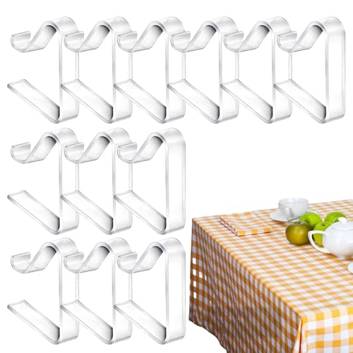 Tischdecke Clips Für Außentische - Tischdeckenclips -Halter | Windschutz -Tischabdeckklemmen, Tischabdeckklemmen Und Tischdeckerklammern Für Weihnachtsfeiertische Und Picknicktische Im Freien von Nexusectar