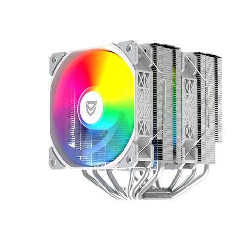 Nfortec - SCULTOR X Dual Tower CPU Kühler mit 6 Heatpipes, 2x120mm A-RGB PWM, TDP 220W, LGA1700 und AM5 Kompatibel, weiß Nfortec - SCULTOR X Dual Tower CPU Kühler mit 6 Heatpipes, 2x120mm A-RGB PWM, TDP 220W, LGA1700 und AM5 Kompatibel, weiß von Nfortec