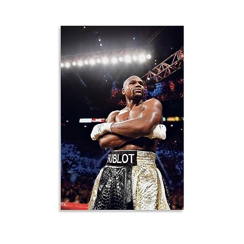 NgAnoh Floyd Mayweather Poster, ästhetischer Druck, Kunst, Wandgemälde, Leinwand, Geschenke, moderne Schlafzimmer-Dekoration, 40 x 60 cm von NgAnoh