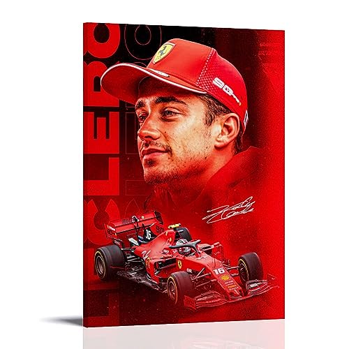 NgAnoh Great Racer Charles Leclerc Poster Kunst Leinwand Gemälde Dekor Wanddruck Foto Geschenke Zuhause Moderne Dekorationen 50 x 75 cm NgAnoh Great Racer Charles Leclerc Poster Kunst Leinwand Gemälde Dekor Wanddruck Foto Geschenke Zuhause Moderne Dekorationen 50 x 75 cm von NgAnoh