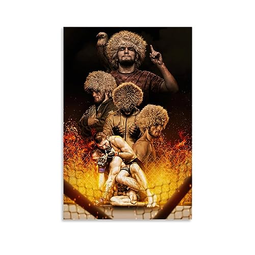 NgAnoh Khabib Nurmagomedov Boxstern Kunst Poster Wandkunst Geschenke Schlafzimmer Drucke Heimdekoration Hängendes Bild Leinwand Gemälde 20 x 30 cm NgAnoh Khabib Nurmagomedov Boxstern Kunst Poster Wandkunst Geschenke Schlafzimmer Drucke Heimdekoration Hängendes Bild Leinwand Gemälde 20 x 30 cm von NgAnoh