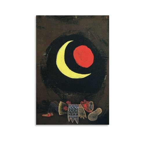 NgAnoh Paul Klee Kunstdruck auf Leinwand, Motiv: Strong Dream von Paul Klee, Kunstdrucke, Geschenke, Foto, Gemälde, Raumdekoration, Heimdekoration, 30 x 45 cm von NgAnoh