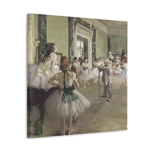 NgAnoh The Ballet Class von Edgar Degas Leinwanddruck, Kunstdruck auf Leinwand, modernes Familienschlafzimmer, 30 x 30 cm von NgAnoh