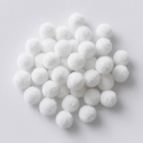 Nhgkju 30 Stück Pompons zum Basteln - Weiße Wattekugeln, 4cm Durchmesser, Hochwertiges Material für DIY, Handwerk & Dekoration Nhgkju 30 Stück Pompons zum Basteln - Weiße Wattekugeln, 4cm Durchmesser, Hochwertiges Material für DIY, Handwerk & Dekoration von Nhgkju