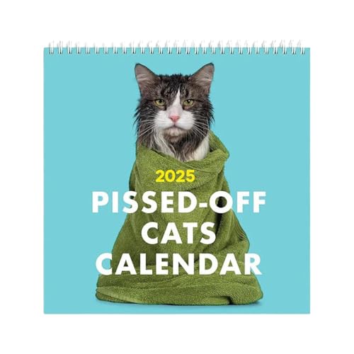 2025 Broschürenkalender, 28x28 Cm, Wandkalender 2025,Monatlicher Wandkalenderplaner Angry Cats Broschürenkalender Katzen 2025 Wandplaner Familienplaner Und Tagesplaner Mit Lustigen Katzenbildern 2025 Broschürenkalender, 28x28 Cm, Wandkalender 2025,Monatlicher Wandkalenderplaner Angry Cats Broschürenkalender Katzen 2025 Wandplaner Familienplaner Und Tagesplaner Mit Lustigen Katzenbildern von Nhujevkom