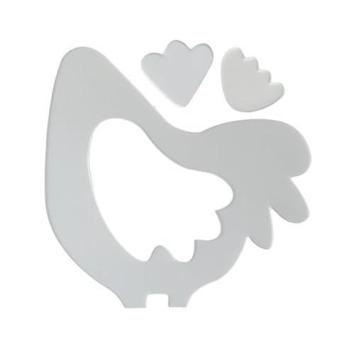 Nhujevkom Akryl Quilt Schablonen,Anfängergeeignet Huhn Quilt Schablone | Nähzubehör & Vorlagen Für Anfängerinnen Kissen Tischsets Familienaktivitäten von Nhujevkom