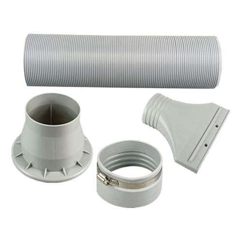 Nhujevkom Fenster-Kit für tragbare Klimageräte - Abluftschlauch Kit Mit Verlängerung,Fenster Entlüftungsadapter mit Verlängerungsschlauch für Zimmer Wohnung Nhujevkom Fenster-Kit für tragbare Klimageräte - Abluftschlauch Kit Mit Verlängerung,Fenster Entlüftungsadapter mit Verlängerungsschlauch für Zimmer Wohnung von Nhujevkom