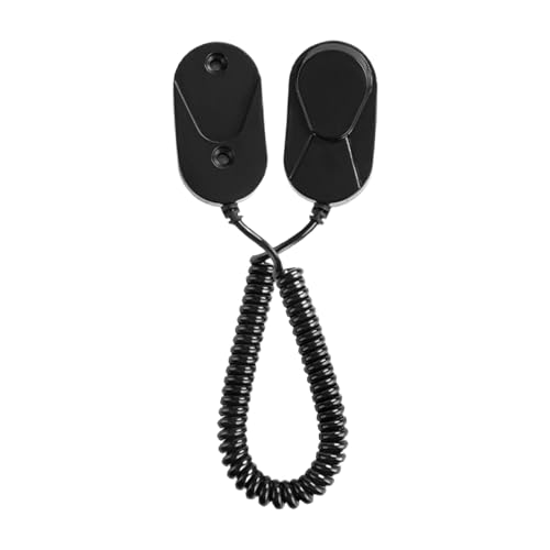 Nhujevkom Fernbedienungshalter, Wandhalterung, Fernbedienungsregal mit einziehbarem Federseil, Anti-Verlust-Controller-Halterung für Wohnmobil, Schlafzimmer, Hauswand Nhujevkom Fernbedienungshalter, Wandhalterung, Fernbedienungsregal mit einziehbarem Federseil, Anti-Verlust-Controller-Halterung für Wohnmobil, Schlafzimmer, Hauswand von Nhujevkom