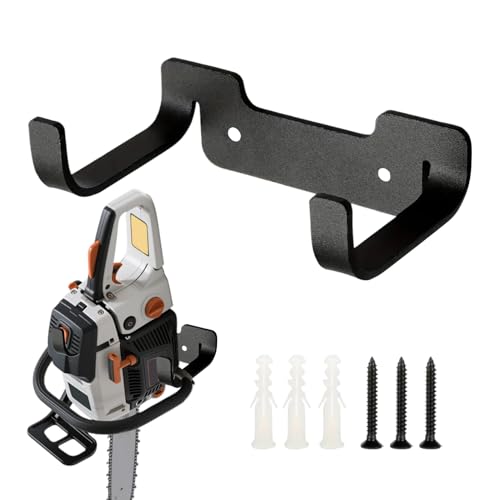 Nhujevkom Garage Aufbewahrungshaken - Kettensägen Halter Für Garten - Platzsparende Aufbewahrungshaken Für Schrank Schuppen Werkstatt Waschkeller Keller Garage Hof Küchenorganisation Nhujevkom Garage Aufbewahrungshaken - Kettensägen Halter Für Garten - Platzsparende Aufbewahrungshaken Für Schrank Schuppen Werkstatt Waschkeller Keller Garage Hof Küchenorganisation von Nhujevkom