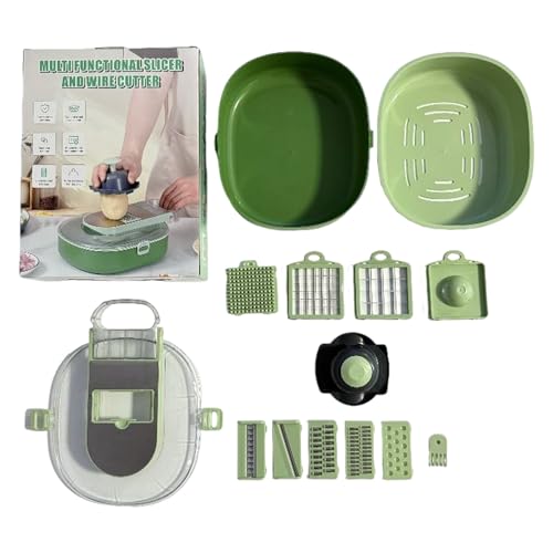 Nhujevkom Gemüsezerkleinerer,Küchen Gemüseschneider und Zerkleinerer | Für Haushalt Camping Wohnung Restaurant Nhujevkom Gemüsezerkleinerer,Küchen Gemüseschneider und Zerkleinerer | Für Haushalt Camping Wohnung Restaurant von Nhujevkom