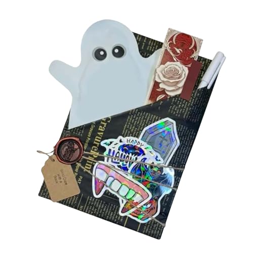 Nhujevkom Halloween Buchdate | Verabredungs-Abenteuer Buch | Handgefertigtes Buchgeschenk Geschenkidee Für Bücherwürmer Party Mitgebsel von Nhujevkom
