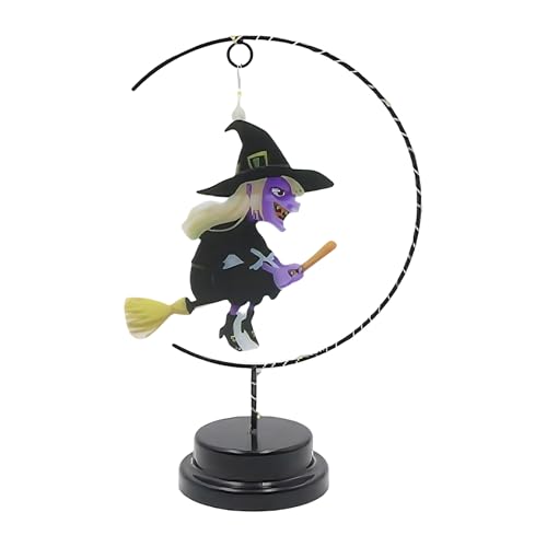 Nhujevkom Halloween Hexen Nachtlicht,Hexen Nachtlichter Halloween Deko | Stehleuchte Für Party Deko Wohnzimmer Eingang Büro Schlafzimmer von Nhujevkom