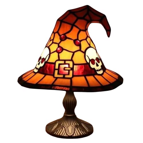 Nhujevkom Hexenhut Lampe Geheimnisvolle Hexenhut LED Licht Niedliche Vintage Tischlampen Retro Harz Lampen Hexen Hüte Dekorative Gothic Dekorative Lampe für Indoor Partys, Spuk,Halloween Dekorationen Nhujevkom Hexenhut Lampe Geheimnisvolle Hexenhut LED Licht Niedliche Vintage Tischlampen Retro Harz Lampen Hexen Hüte Dekorative Gothic Dekorative Lampe für Indoor Partys, Spuk,Halloween Dekorationen von Nhujevkom