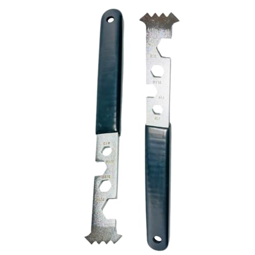 Nhujevkom Paver Extractor Tool 2 Teile, Pflasterstein Entfernungsgerät, Griffiger Greifer Für Einfahrt Garten Rasen Terrasse Brick Deck von Nhujevkom