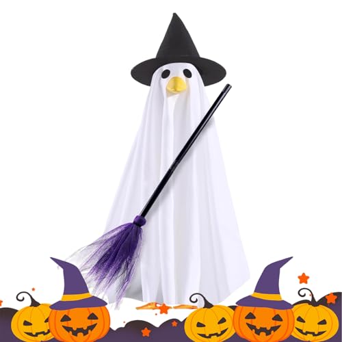 Nhujevkom Porch Geese Halloween Outfit Geisterkostüm - Rasen Gänse Herbst Festival Kostüm - Halloween Kostüme für Gartenfiguren Lawn Homeowners Veranstalter Familienfeiern Heimdekoratoren Nhujevkom Porch Geese Halloween Outfit Geisterkostüm - Rasen Gänse Herbst Festival Kostüm - Halloween Kostüme für Gartenfiguren Lawn Homeowners Veranstalter Familienfeiern Heimdekoratoren von Nhujevkom