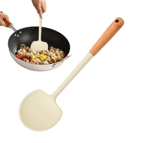 Nhujevkom Silikon-Spatel zum Kochen, Küchenhelfer, Bratschaufel, spülmaschinenfest, antihaftbeschichtet, für Zuhause, Bäckerei, Restaurant, Suppe, Camping, Picknick, Grillen, Nhujevkom Silikon-Spatel zum Kochen, Küchenhelfer, Bratschaufel, spülmaschinenfest, antihaftbeschichtet, für Zuhause, Bäckerei, Restaurant, Suppe, Camping, Picknick, Grillen, von Nhujevkom