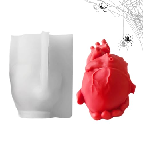 Nhujevkom Silikonformen Für Schokolade,Anatomisch Korrekte Herzform Für Beton Und Gips - Vielseitige Bastelhilfe für Wachs Zement Harz Dessert Cupcake Deko Nhujevkom Silikonformen Für Schokolade,Anatomisch Korrekte Herzform Für Beton Und Gips - Vielseitige Bastelhilfe für Wachs Zement Harz Dessert Cupcake Deko von Nhujevkom