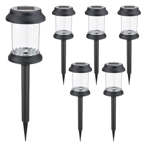 Nhujevkom Solarlampen Für Garten Außen,Gartenbeleuchtung Für Landschaftsgestaltung - 6 Stück LED Spießleuchten Für Weg Rasen Einfahrt Außendekor von Nhujevkom