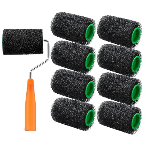 Nhujevkom Strukturroller für Farbe, LKW-Beschichtung, Rollbürste, ergonomische strukturierte Rolle für Möbel, Wand, Küche, Bad, Schlafzimmer Nhujevkom Strukturroller für Farbe, LKW-Beschichtung, Rollbürste, ergonomische strukturierte Rolle für Möbel, Wand, Küche, Bad, Schlafzimmer von Nhujevkom