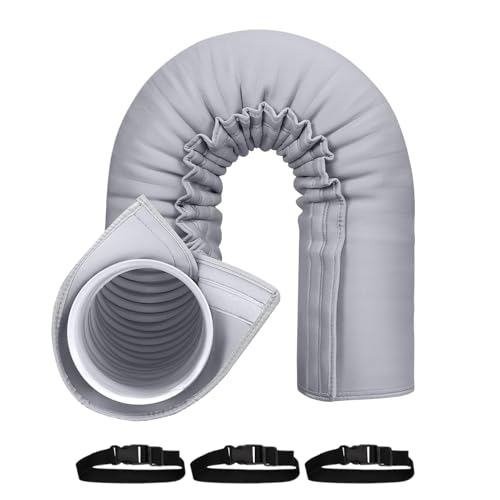 Nhujevkom Tragbare AC-Schlauchabdeckung – tragbares Klimaanlagen-Zubehör, Rohrhülse, flexibel, isoliert, staubdicht, passend für 15 cm Durchmesser Rohr für Kanalentlüftungswand Nhujevkom Tragbare AC-Schlauchabdeckung – tragbares Klimaanlagen-Zubehör, Rohrhülse, flexibel, isoliert, staubdicht, passend für 15 cm Durchmesser Rohr für Kanalentlüftungswand von Nhujevkom