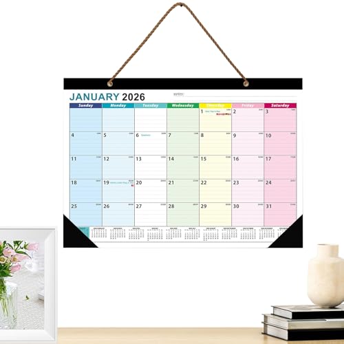 Nhujevkom Wandkalender,Multifunktionaler Schreibtischkalender - Ästhetischer Organizer Planer Langlebiges Design Für Zuhause Familie Küche Arbeitsplatz Nhujevkom Wandkalender,Multifunktionaler Schreibtischkalender - Ästhetischer Organizer Planer Langlebiges Design Für Zuhause Familie Küche Arbeitsplatz von Nhujevkom