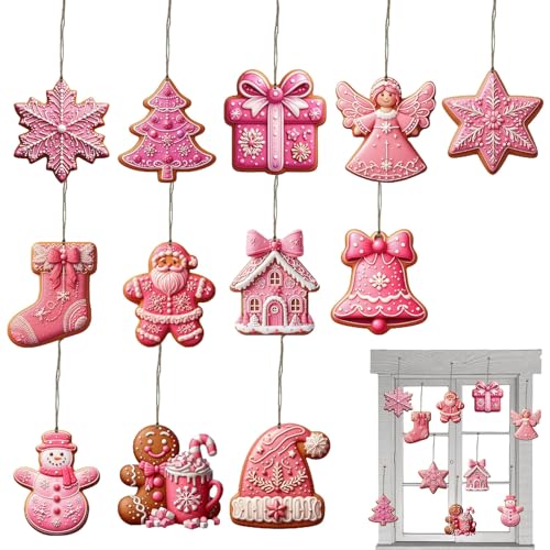 Nhujevkom Weihnachtsornamente Set - Weihnachtsbaumschmuck Dekoration | 2D Charm Festliche Deko Für Aktivitäten Draußen Drinnen Fest Feier Partys Nhujevkom Weihnachtsornamente Set - Weihnachtsbaumschmuck Dekoration | 2D Charm Festliche Deko Für Aktivitäten Draußen Drinnen Fest Feier Partys von Nhujevkom