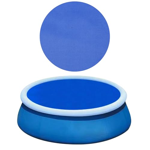 Solar-Poolabdeckung, rund, 360 cm Schwimmbadabdeckung, Anti-Staub-Regendicht-Isolierfolie, Poolheizungsabdeckung, oberirdische Pool-Blasenabdeckungen, wiederverwendbar, wasserdicht, Schutz für Solar-Poolabdeckung, rund, 360 cm Schwimmbadabdeckung, Anti-Staub-Regendicht-Isolierfolie, Poolheizungsabdeckung, oberirdische Pool-Blasenabdeckungen, wiederverwendbar, wasserdicht, Schutz für von Nhujevkom