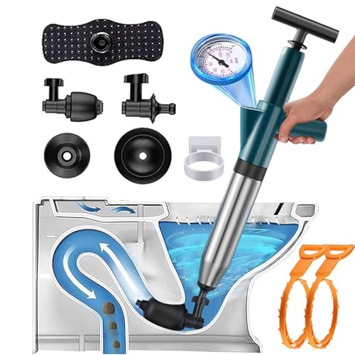 NiC IS COCNG toilet plunger toilet plunger toilet plunger toilet clog removal high pressure toilet plunger for toilet/bathtub/sink von NiC IS COCNG