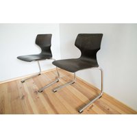 1 Von 6_Kusch+Co Vintage Stuhl_Flötotto Design_Designerstuhl_Federlehne_Minimalistisch_Freischwinger_Aufbereitet von NiDAesclusivo