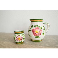 Mediterran Dekoration/Claudio Bernini Keramik Set Krug & Becher Handbemalt Mediterran Dekoration/Claudio Bernini Keramik Set Krug & Becher Handbemalt von NiDAesclusivo