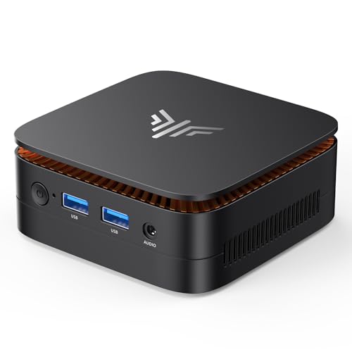 NiPoGi Essenx E1 Mini PC W11 PRO Ιntel Alder Lake N97(Max 3,6 GHz) 16GB DDR4 512GB SSD,Mini Computer Dual Display 4K@60Hz HDMI 2.0+DP 1.4 Desktop PC mit Gigabit Ethernet/2.4+5G WiFi/Bluetooth für Büro von NiPoGi