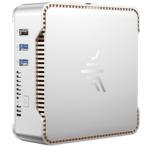 NiPoGi GK3 Plus Mini PC 16 GB DDR4 1024 GB (1 TB) M.2 SSD, Ιntel Alder Lake-N95(bis zu 3,40GHz) Mini Desktop Computer, 2,5' SATA SSD, Dual WiFi, 2xHMDI, 4K Triple Display Mini-PC für Schul/Heim/Büro von NiPoGi