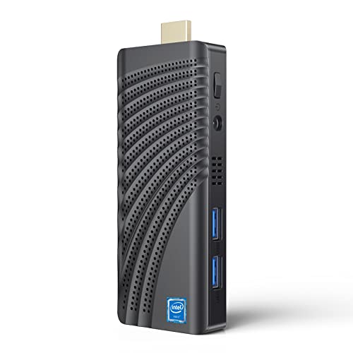 NiPoGi Mini PC Stick, Celeron N4000 Compute Stick Windows 10 Pro, 8GB DDR4 128GB eMMC Stick PC Support 4K HDMI, Bluetooth,WiFi,Portable Mini Computer für Business, Heimbüro, Reisen von NiPoGi