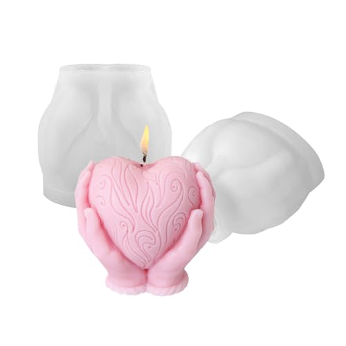 Niaciswe DIY Harz Formen Liebe in Deinen Händen 2 Stück Silikonform Kerzenform Seifenform Kerzenform Heart Liebe Silikon Gießform Resin DIY Silikonform Herzform Silikonform Kerzenformen zum Gießen Niaciswe DIY Harz Formen Liebe in Deinen Händen 2 Stück Silikonform Kerzenform Seifenform Kerzenform Heart Liebe Silikon Gießform Resin DIY Silikonform Herzform Silikonform Kerzenformen zum Gießen von Niaciswe