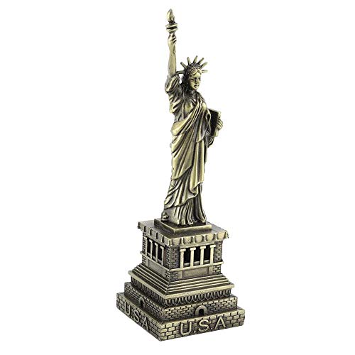 Niady Freiheitsstatue Metall Statue of Liberty Modell Gebäudemodell Schreibtisch Dekoration,New York deko,Geschenk berühmten Souvenirs von Niady